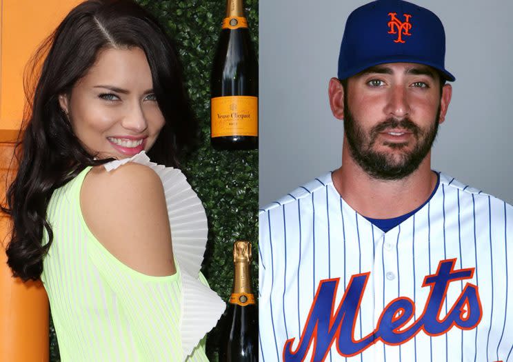 Adriana Lima and Matt Harvey have struck up a new romance. (Photo: Getty Images)