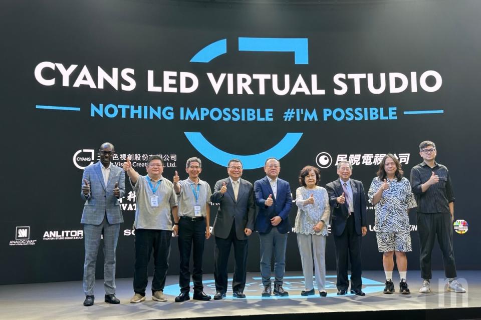 ▲三元色視創 與民視合作建立全台首座虛擬攝影棚「CYANS LED Virtual Studio」