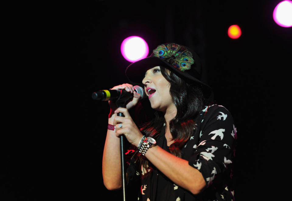 Alisan Porter onstage in 2011