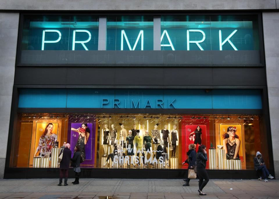 Primark's flagship store on Oxford Street, London in November 2014: Getty