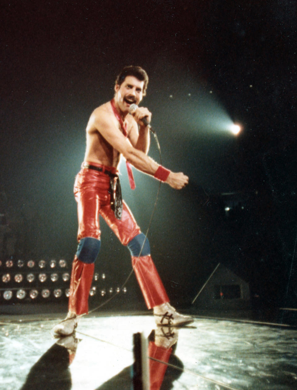 Freddie Mercury onstage