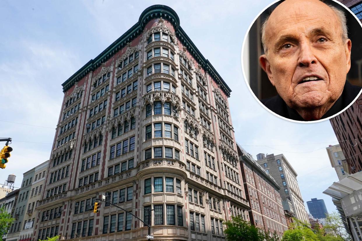 Rudy Giuliani takes luxe New York City unit off the market after 7 months.