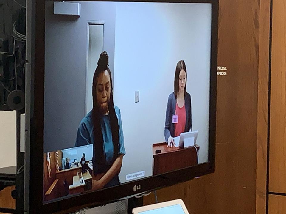 Ke'Lalon Watson made her first court appearance Monday where a judge set her bond at $50,000.