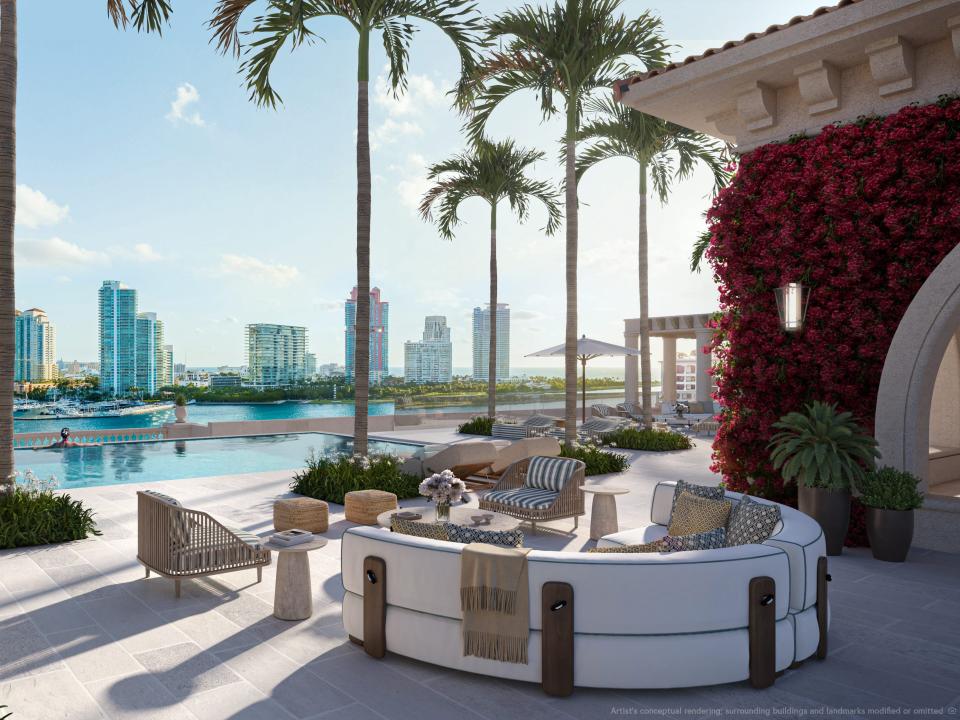 Related Group launched sales on what will be Miami's most exclusive condominium project ever. The 10-story, 50-unit property will be located on Fisher Island (a historic private island with ties to the Vanderbilts among others) and is expected to generate more than $1.2B in sales - that's roughly $24M per unit. The tower's crowning jewel is a $90M penthouse (15Ksq.ft), Miami's most expensive condo listing ever, as well as a $55M Ground-floor villa with half-acre backyard. The project also includes 55K sqft of amenities and a mega yacht slip.