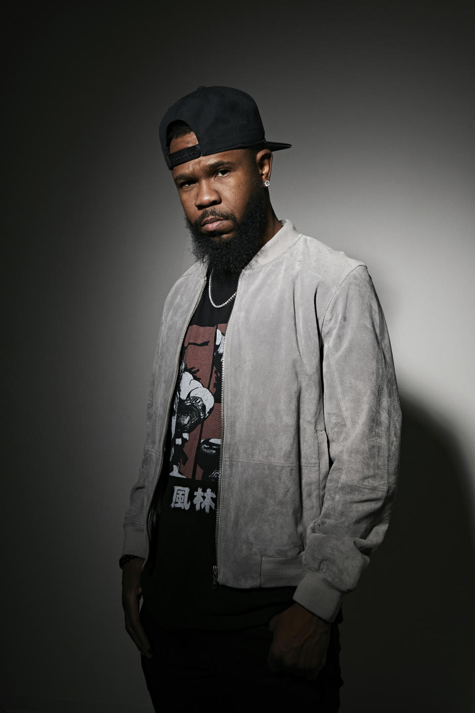 This Nov. 18, 2019 photo shows Grammy award-winning rapper Chamillionaire posing for a portrait in New York. A co-founder of popular underground Texas group the Color Changin’ Click, is best known for his hit “Ridin Dirty.” (Photo by Matt Licari/Invision/AP)
