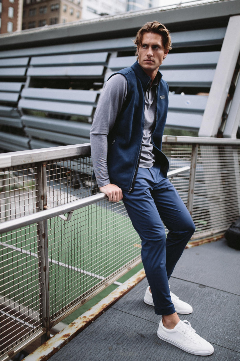 Looks from Rhone’s Commuter collection.