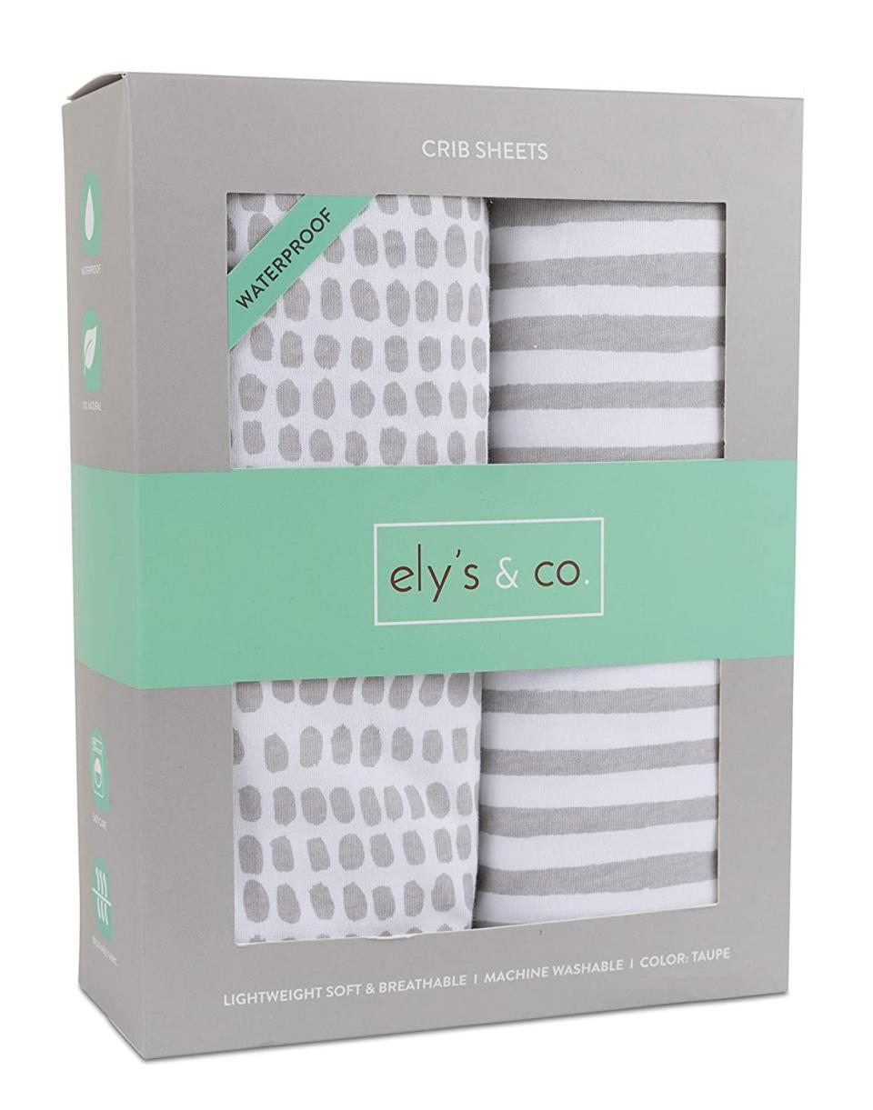 Ely's & Co. Waterproof Crib Sheet