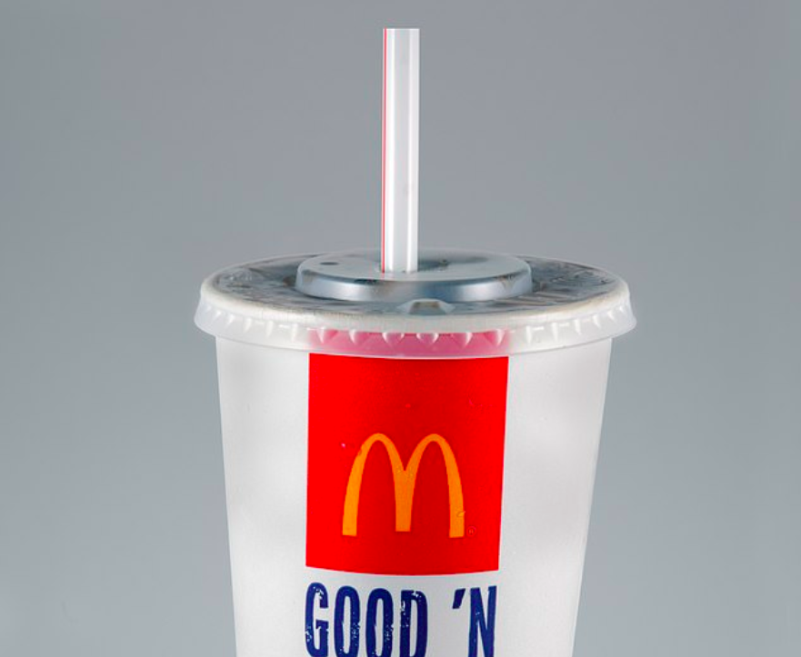 Cannucce di plastica di McDonald's (Getty Images).