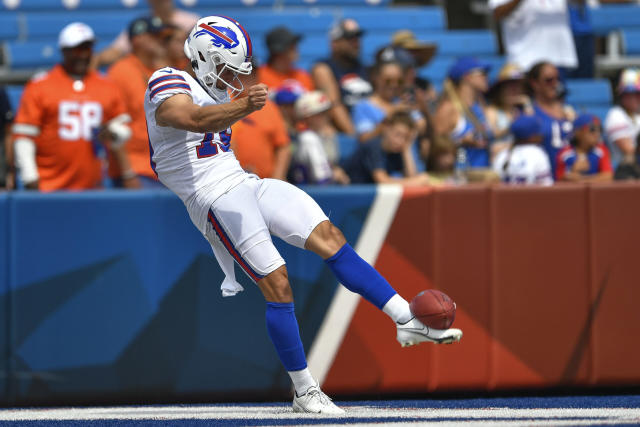 Matt Araiza is at Bills' preseason game vs. Panthers but will not play