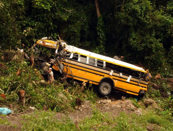 14 dead and 55 injured in Honduras bus crash