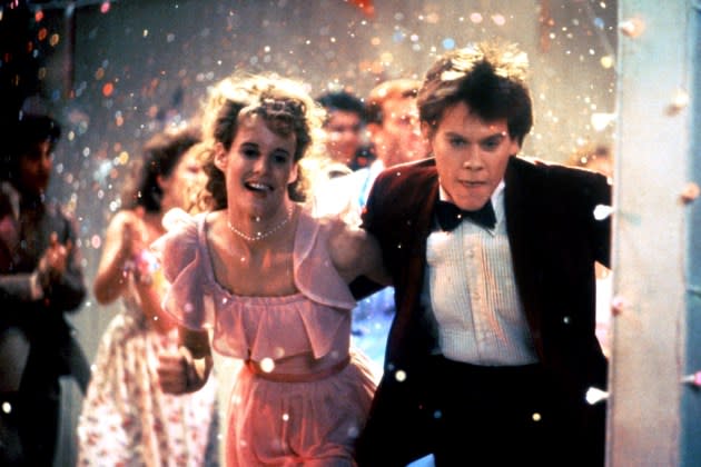 FOOTLOOSE, Lori Singer, Kevin Bacon, 1984, (c) Paramount/courtesy Everett Collection - Credit: ©Paramount/Courtesy Everett Collection