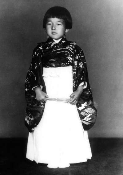 1938，時年五歲的明仁親王。（美聯社）