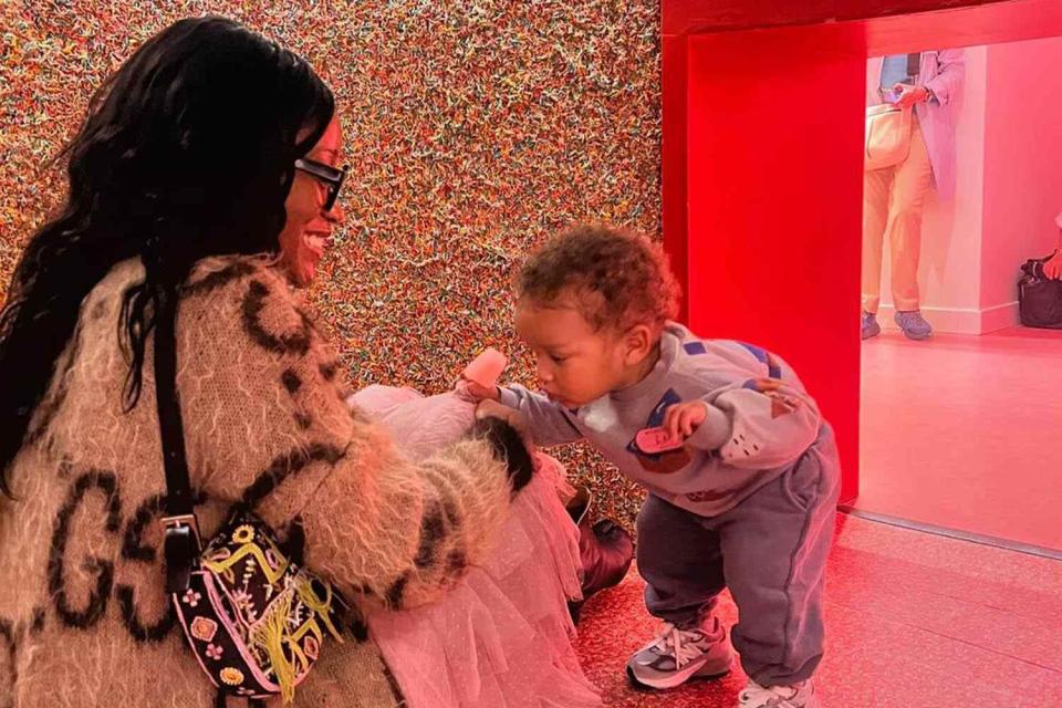 <p>Keke Palmer/Instagram</p> Keke Palmer and her 14-month-old son, Leodis.