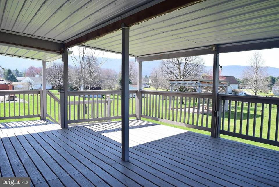 A view from the back porch at the home located at 146 Meadow Lane in Bellefonte. Photo shared with permission from home’s listing agent, Paul Confer of Kissinger, Bigatel and Brower Realtors.