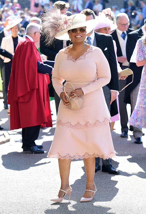 Oprah Winfrey en la boda de Meghan y Harry