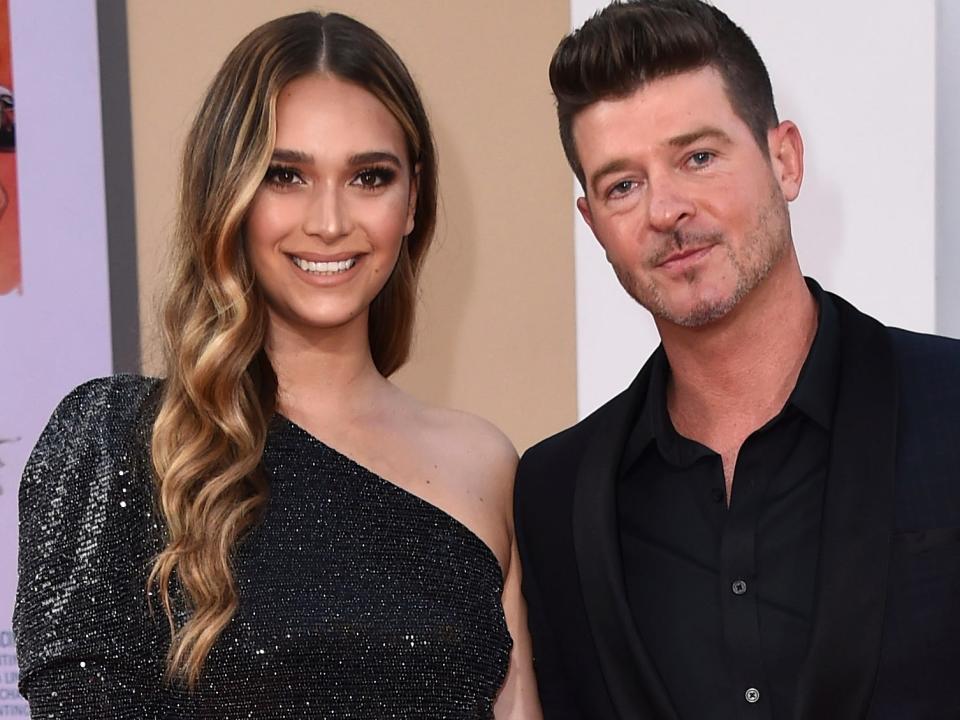 april love geary and robin thicke july 2019