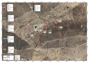 Locations and traces of EMO El Cura drilling