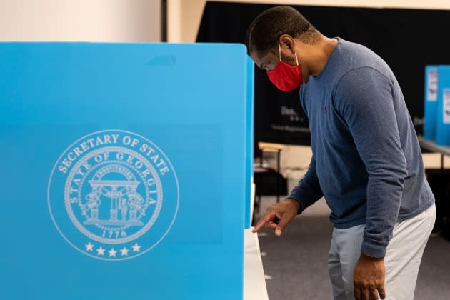 georgia-voting - Credit: Ben Gray/Atlanta Journal-Constitution/AP