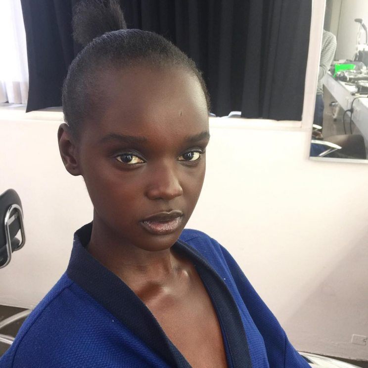 21-year-old model Nyadak Thot - professionally known as Duckie - took to Instagram to discuss hairstylists' lack of knowledge [Photo: Instagram/duckieofficial]