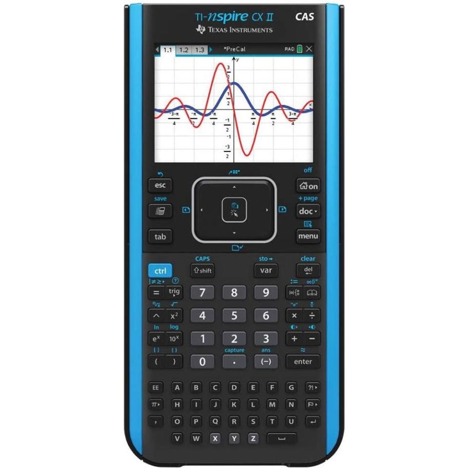 4) TI-Nspire CX II CAS Color Graphing Calculator