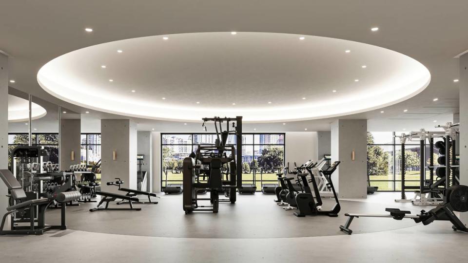 Fort Worth’s upcoming Canyon Ranch Wellness Club features fitness facilities, equipment and three group fitness rooms for spin, yoga and multi-function group exercise.