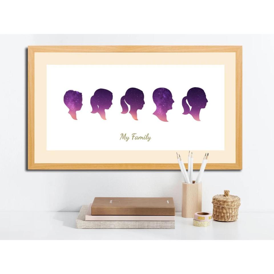 18) Group Custom Silhouette Printed Portrait