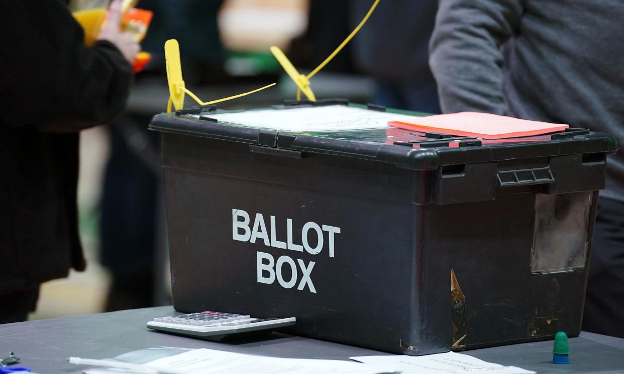 <span>Results in the local elections on 2 May could further destabilise Rishi Sunak’s premiership ahead of the general election.</span><span>Photograph: Peter Byrne/PA</span>