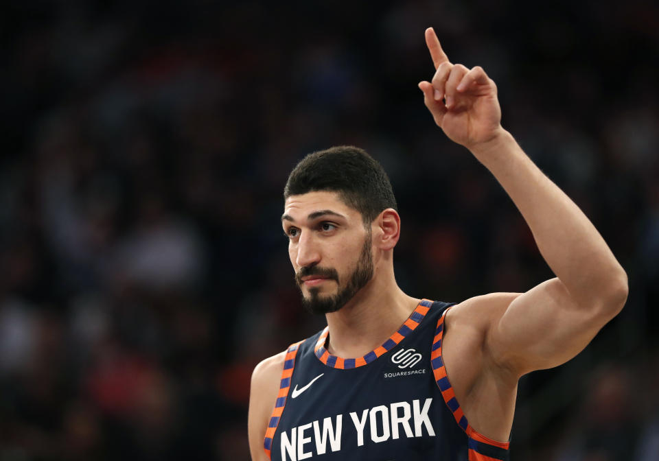 Enes Kanter seems ready to move on from the Knicks. (AP)