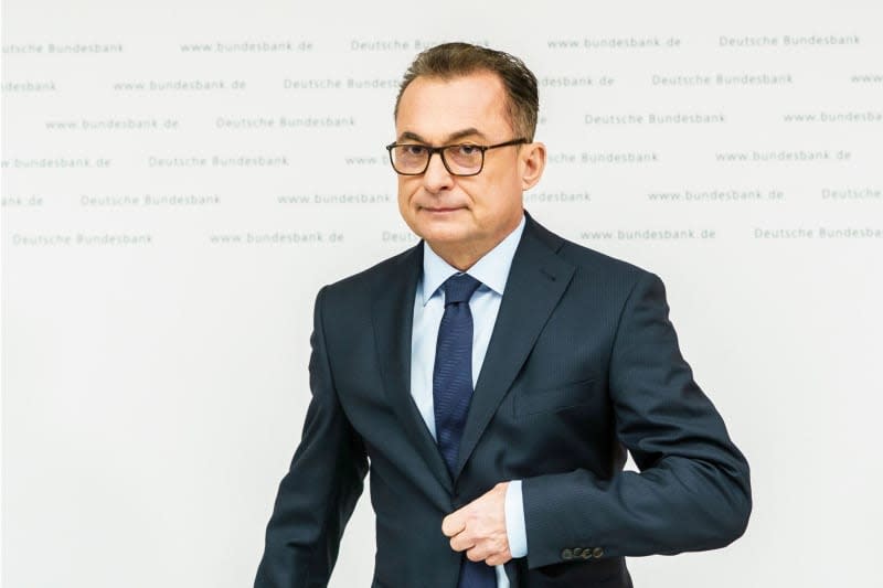 Joachim Nagel, President of the German Bundesbank, arrives to present the Annual Report for 2023 during a press conference at the German Bundesbank. Andreas Arnold/dpa