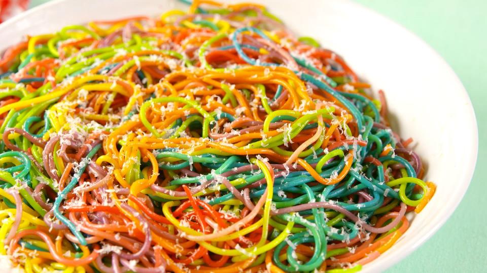 Rainbow Spaghetti