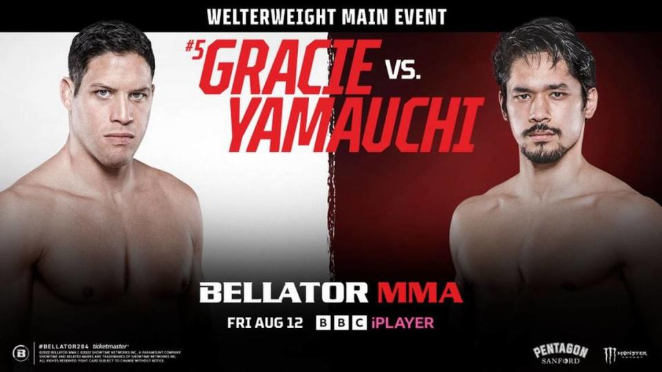 Neiman Gracie vs. Goiti Yamauchi headlines Bellator MMA 284 on Friday, Aug. 12 on Showtime.