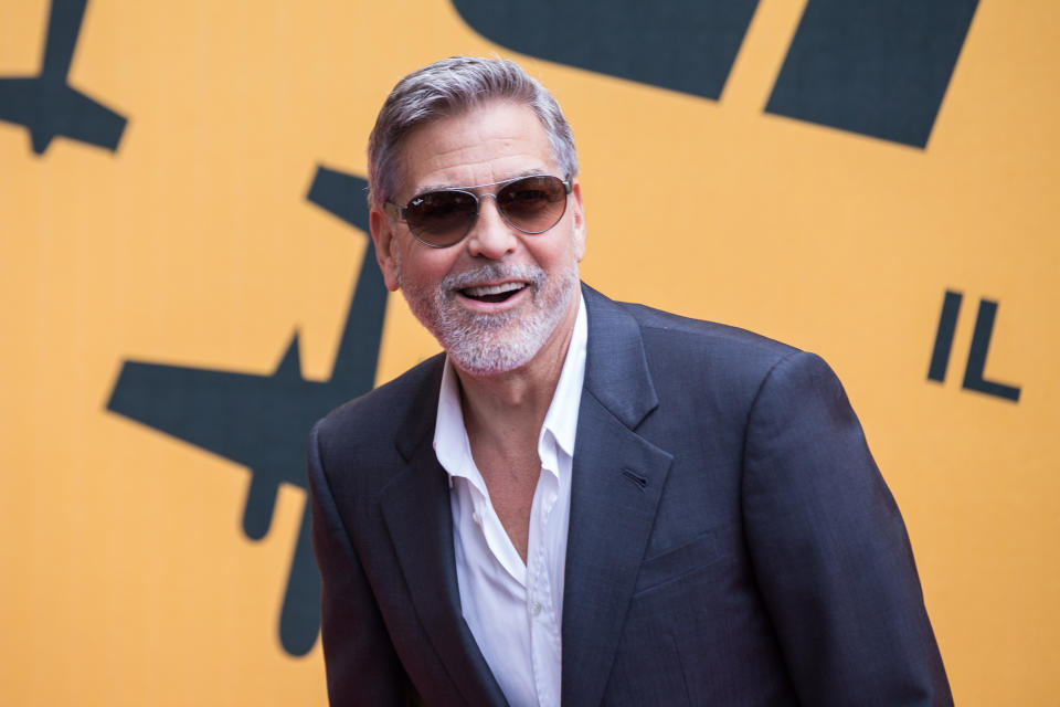 THE SPACE CINEMA MODERNO, ROME, RM, ITALY - 2019/05/13: George Clooney during the photocall in Rome for the press presentation of Catch-22, original Sky series produced, directed and interpreted by George Clooney. (Photo by Matteo Nardone/Pacific Press/LightRocket via Getty Images)