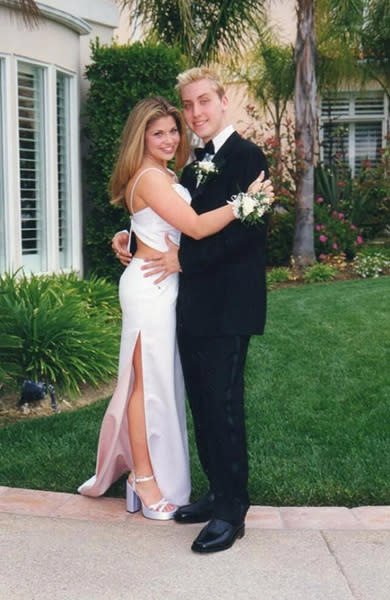 Danielle Fishel (with Lance Bass)
