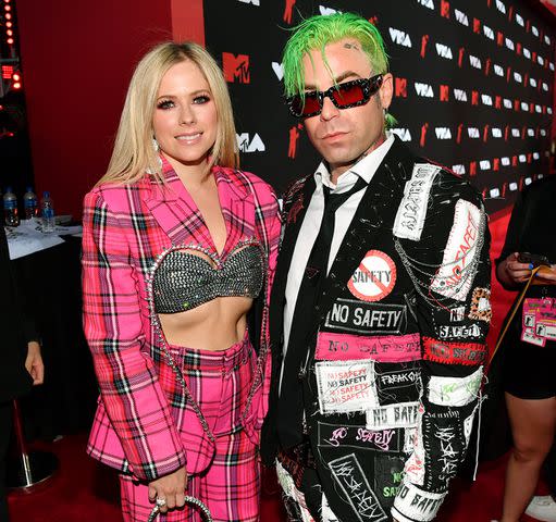 Jeff Kravitz/MTV VMAs 2021/Getty Avril Lavigne and Mod Sun