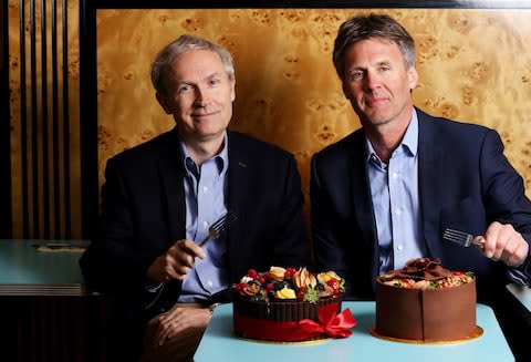 Paul May (right) is the chief executive of Patisserie Valerie - Credit: Clara Molden/Clara Molden