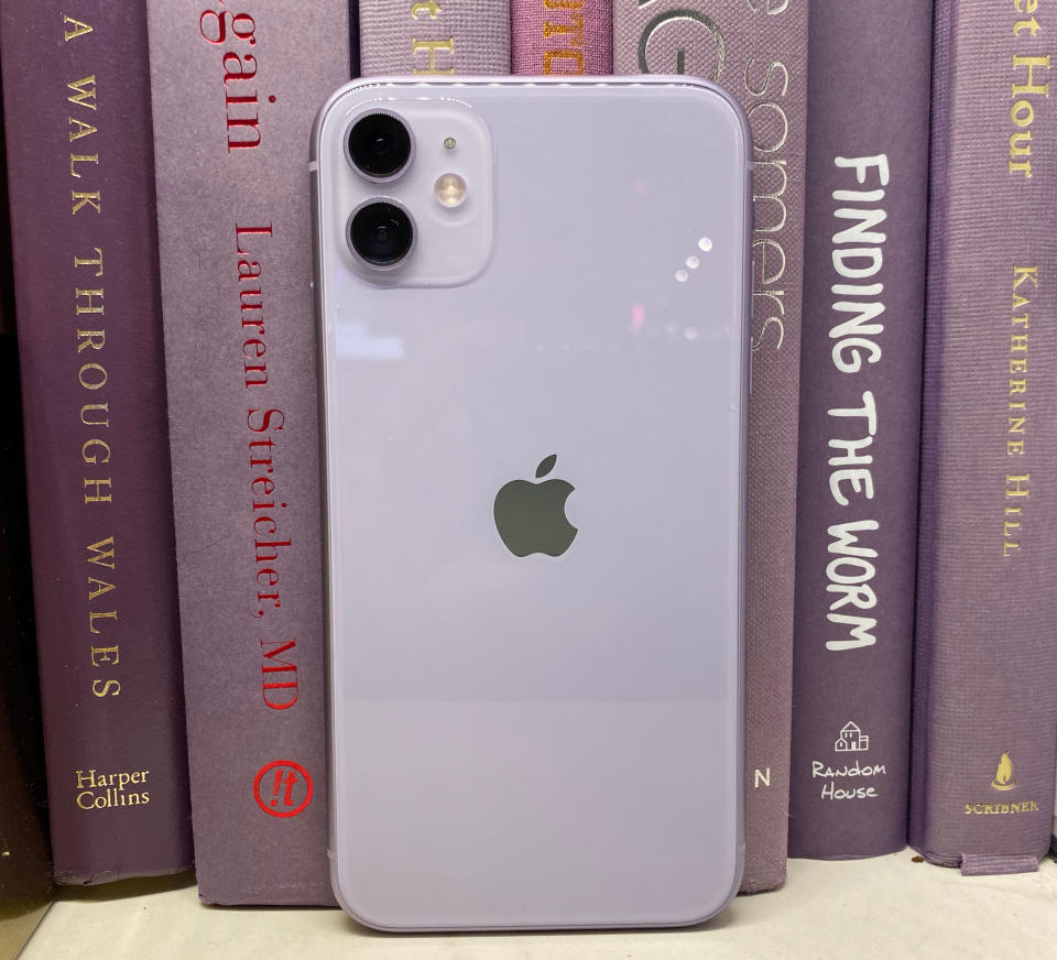 The iPhone 11 sports two cameras, one with a wide-angle lens, and one with an ultra-wide angle lens. (Image: Howley)