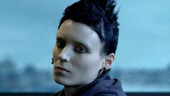 <p>For her role as Lisbeth Salander the beauty bleached her eyebrows, dyed her hair black, cut it short, shaved part of her head, and had her nose and right nipple pierced. Her dragon tattoo was fake, but her transformation to a goth punk was very real, earning her an Oscar nomination.</p>