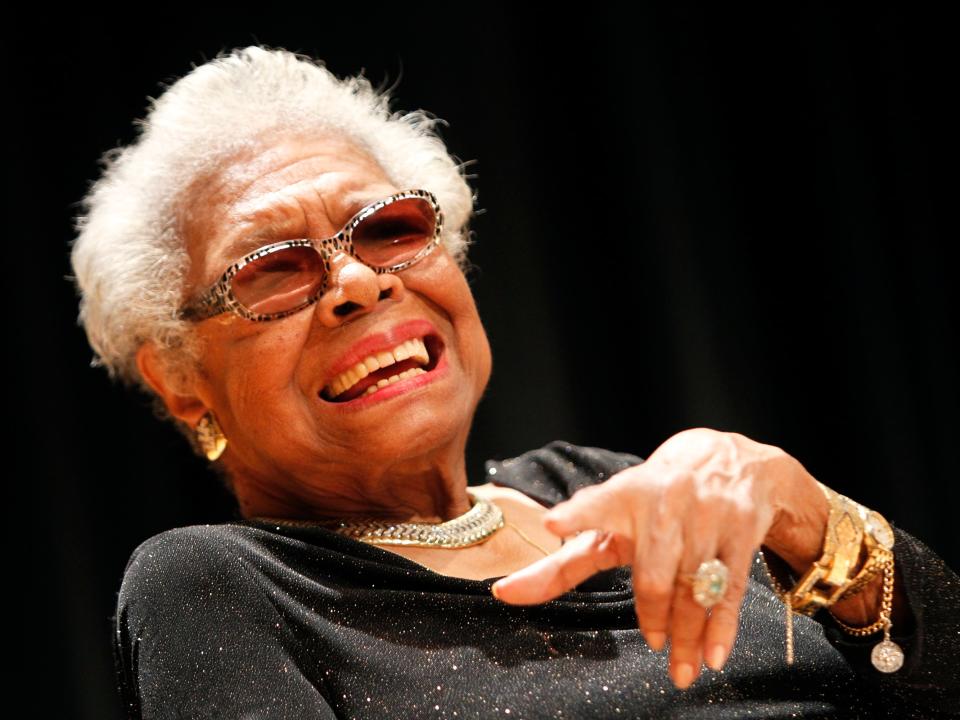 Maya Angelou, American poet and writer