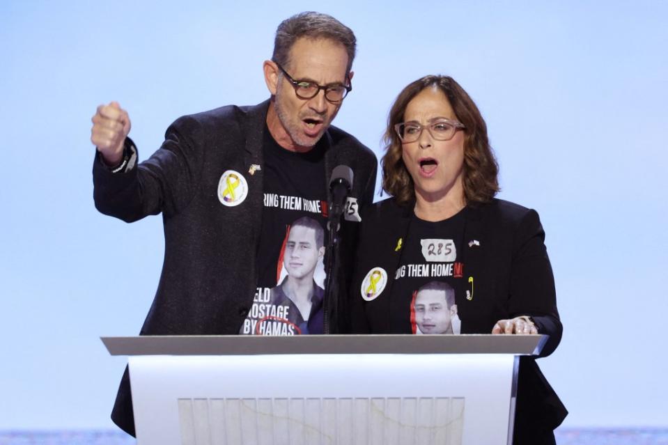 The parents of American hostage Omer Neutra have been advocates for the hostages in Gaza since Oct. 7. REUTERS