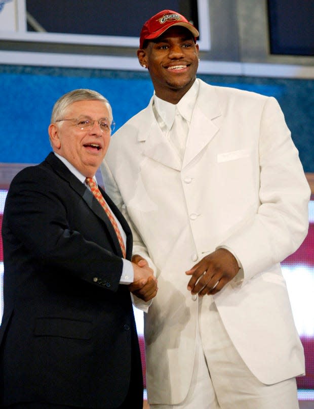 lebron james nba draft