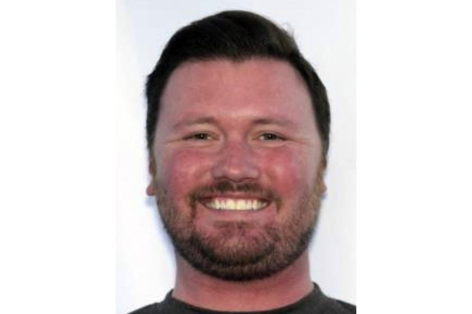 FIEL - This image provided by the Denver Police Department shows Miles Harford, a former funeral home owner. Harford, accused of hiding a woman's corpse in the back of a hearse for two years and hoarding the cremated remains of at least 30 people was arrested Thursday night, Fev. 22, 2024, authorities said. (Denver Police Department via AP, File)