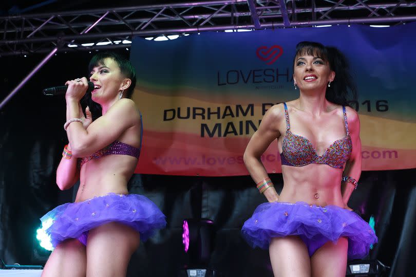 The Cheeky Girls perform at Durham Pride 2016