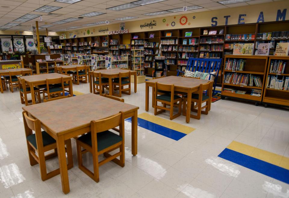 A school library in Vero Beach, Florida.