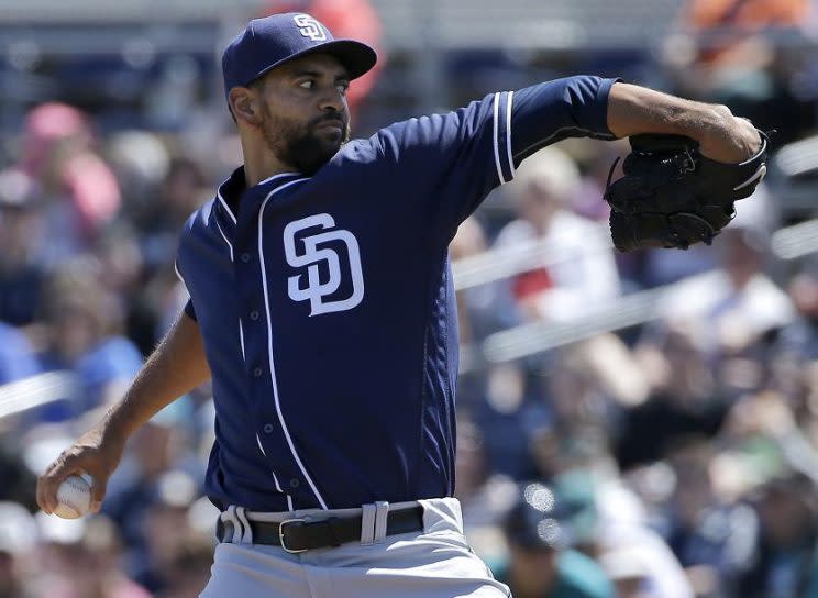 Tyson Ross is an intriguing new free agent after being non-tendered by the Padres. (AP)