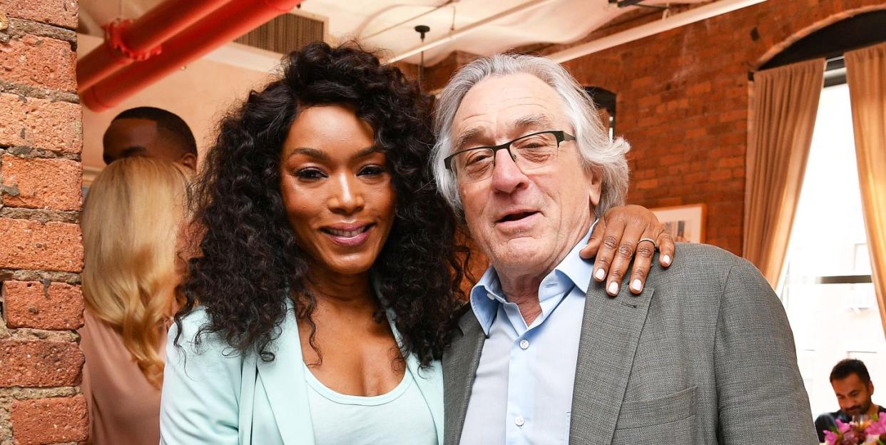 angela bassett, robert de niro picture together in april 2019