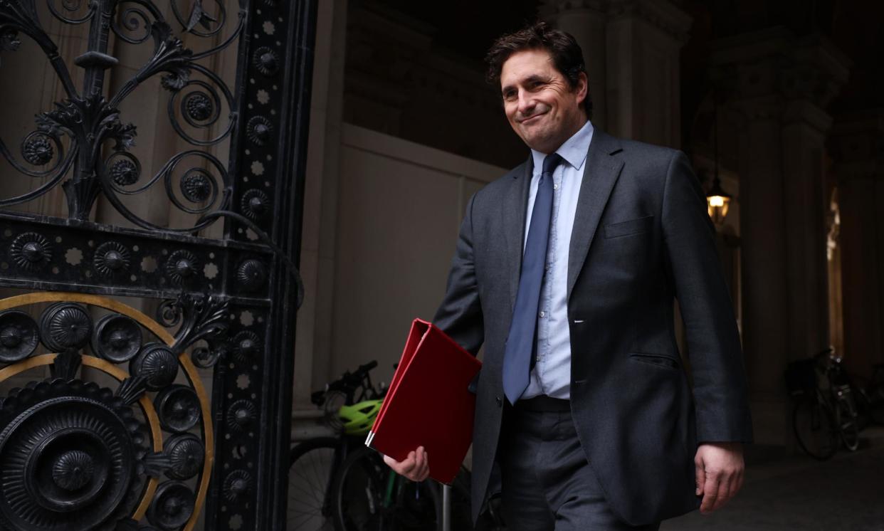 <span>Johnny Mercer, the minister for veterans’ affairs. ‘If these egregious parts of the bill had passed into law, this might well have prevented the prosecution of the alleged crimes being reported to him,’ writes Lt Col Rev Nicholas Mercer.</span><span>Photograph: Dan Kitwood/Getty Images</span>