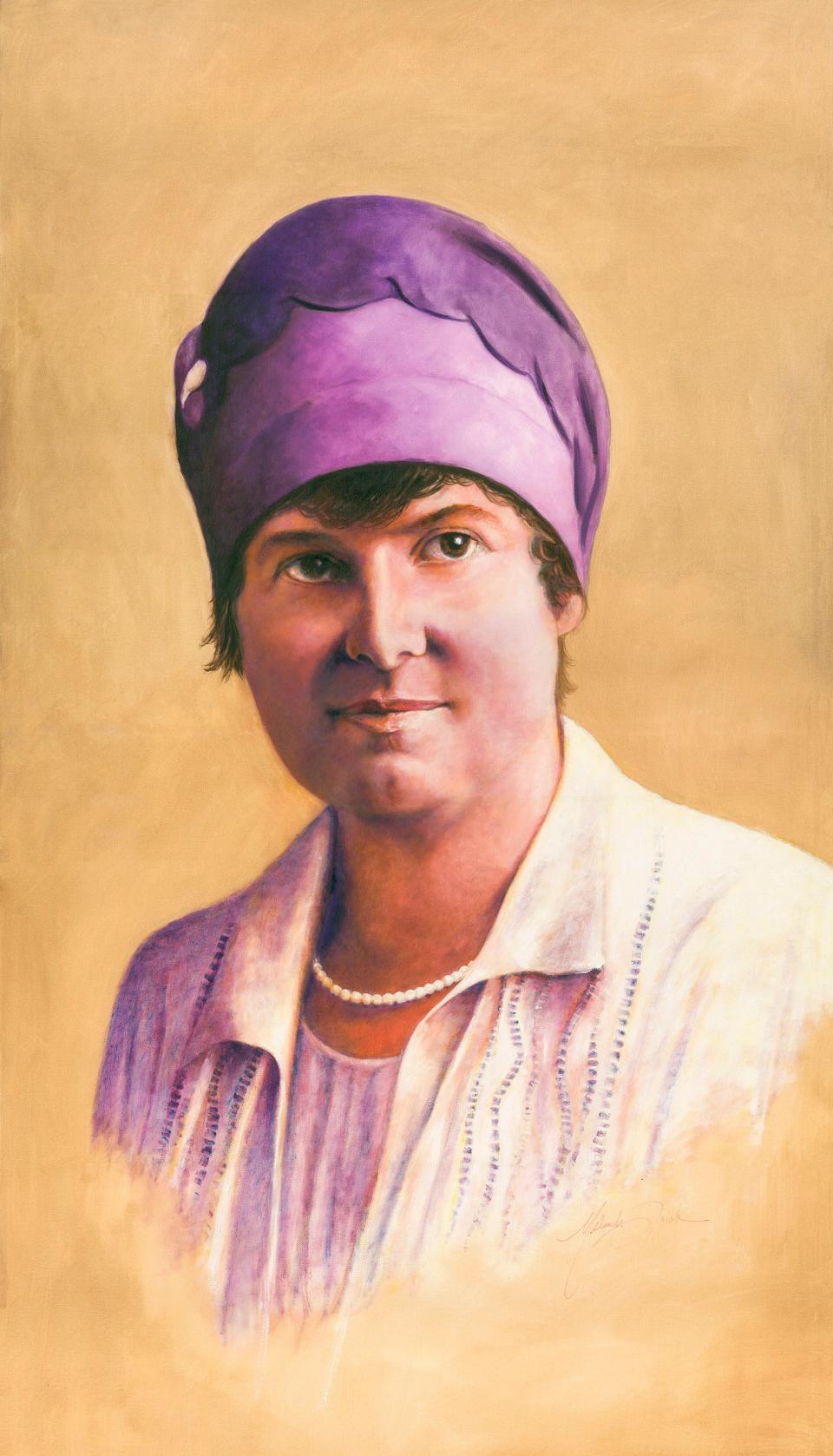 The Marco Island Historical Society presents a new exhibit, “Queen of Marco and the Creation of Collier County,” at the Marco Island Historical Museum. Above: Painting of Tommie Barfield by Malenda Trick. 