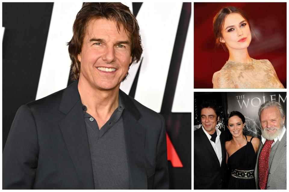 Tom Cruise starred in Stony Middleton, Keira Knightley in Chatsworth, and Benicio Del Toro, Emily Blunt and Anthony Hopkins starred in The Wolf Man, which was also filmed in Chatsworth.  (Photo: Getty Images)