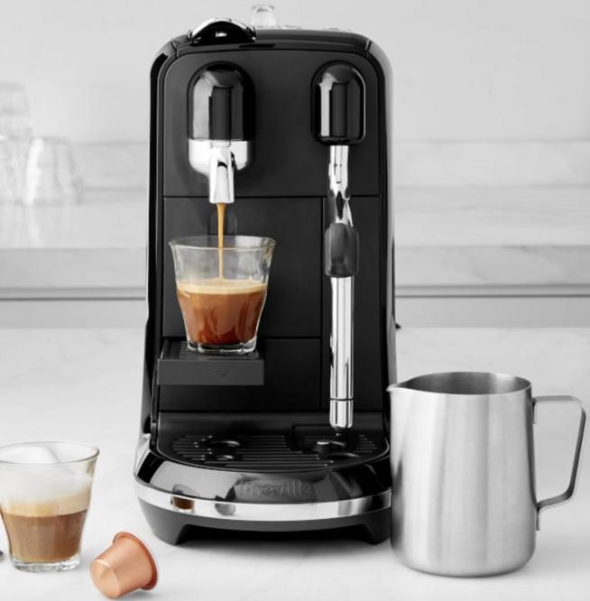 Breville Nespresso Creatista Uno Single Serve Espresso Machine