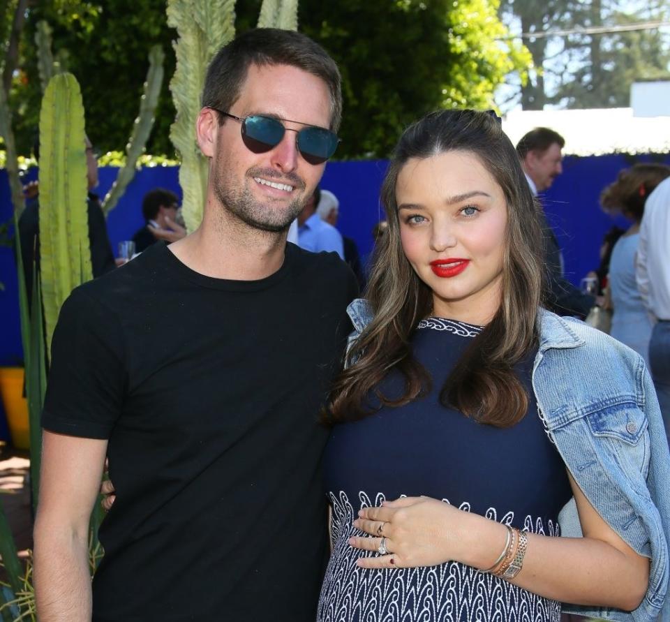 Miranda Kerr and Evan Spiegel